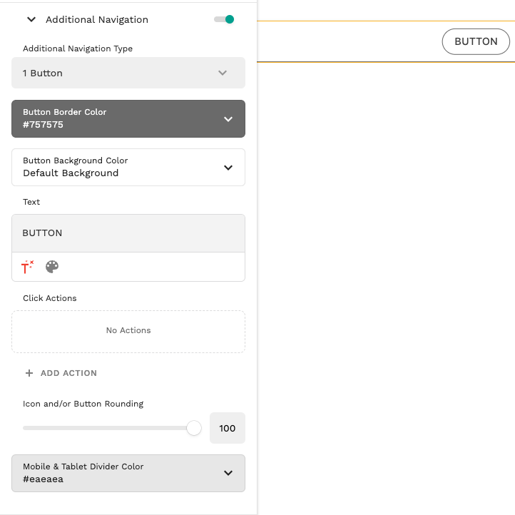 1 Button Top Navigation