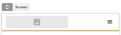 モバイルトップナビゲーションバー