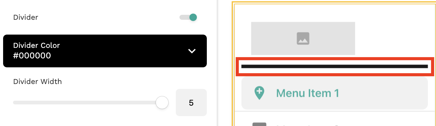 タイトルディバイダー サイドナビゲーション