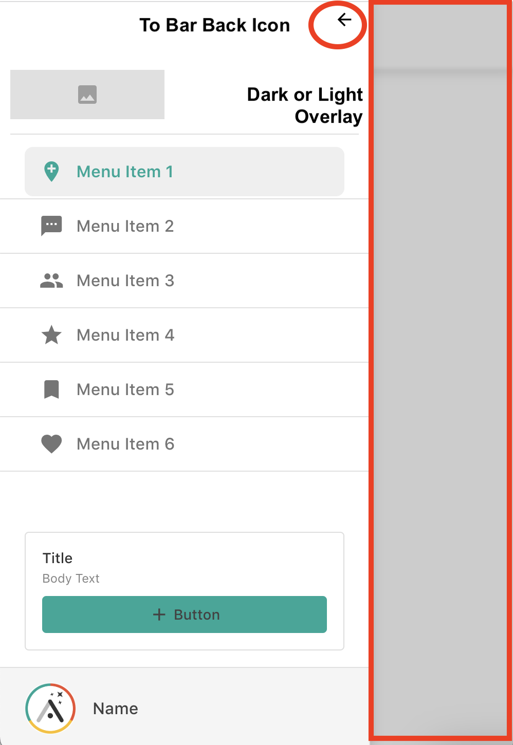 When Menu Bar Is Open Side Navigation