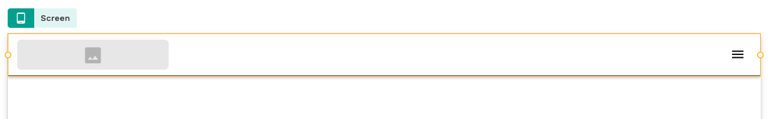 タブレットトップナビゲーションバー