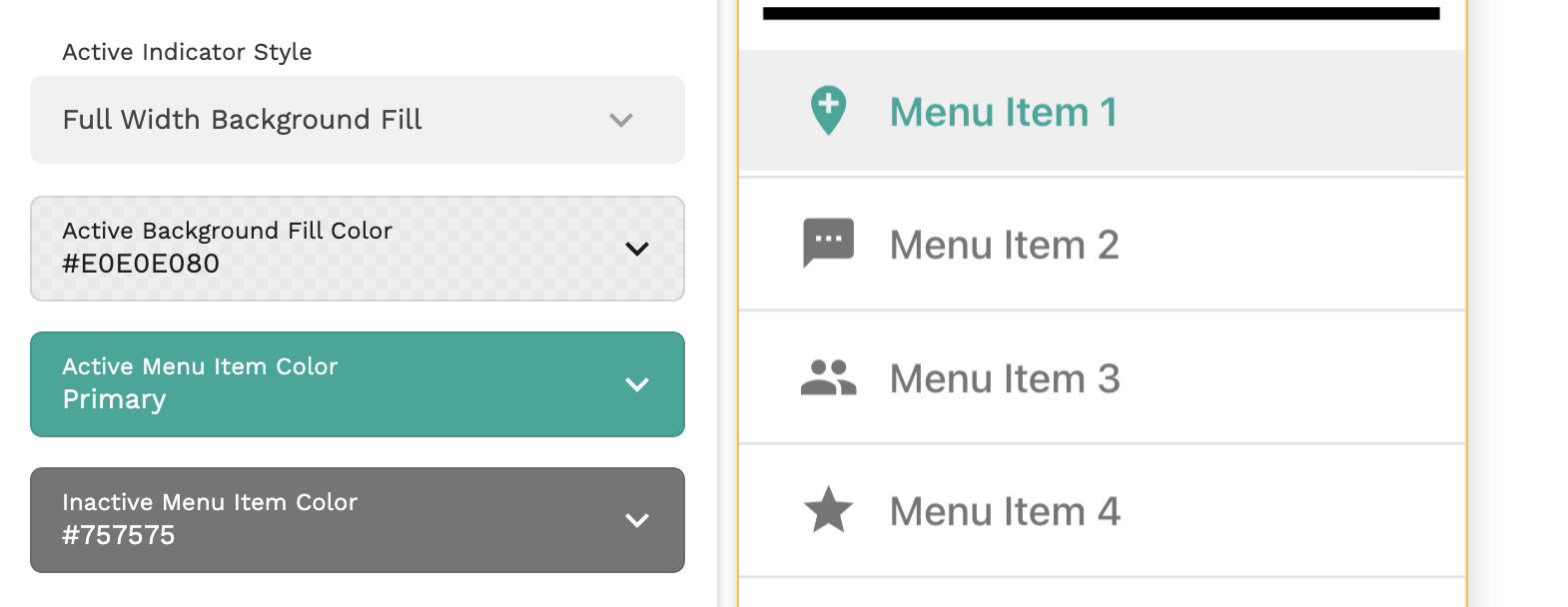 全幅背景塗りつぶし サイドナビゲーション